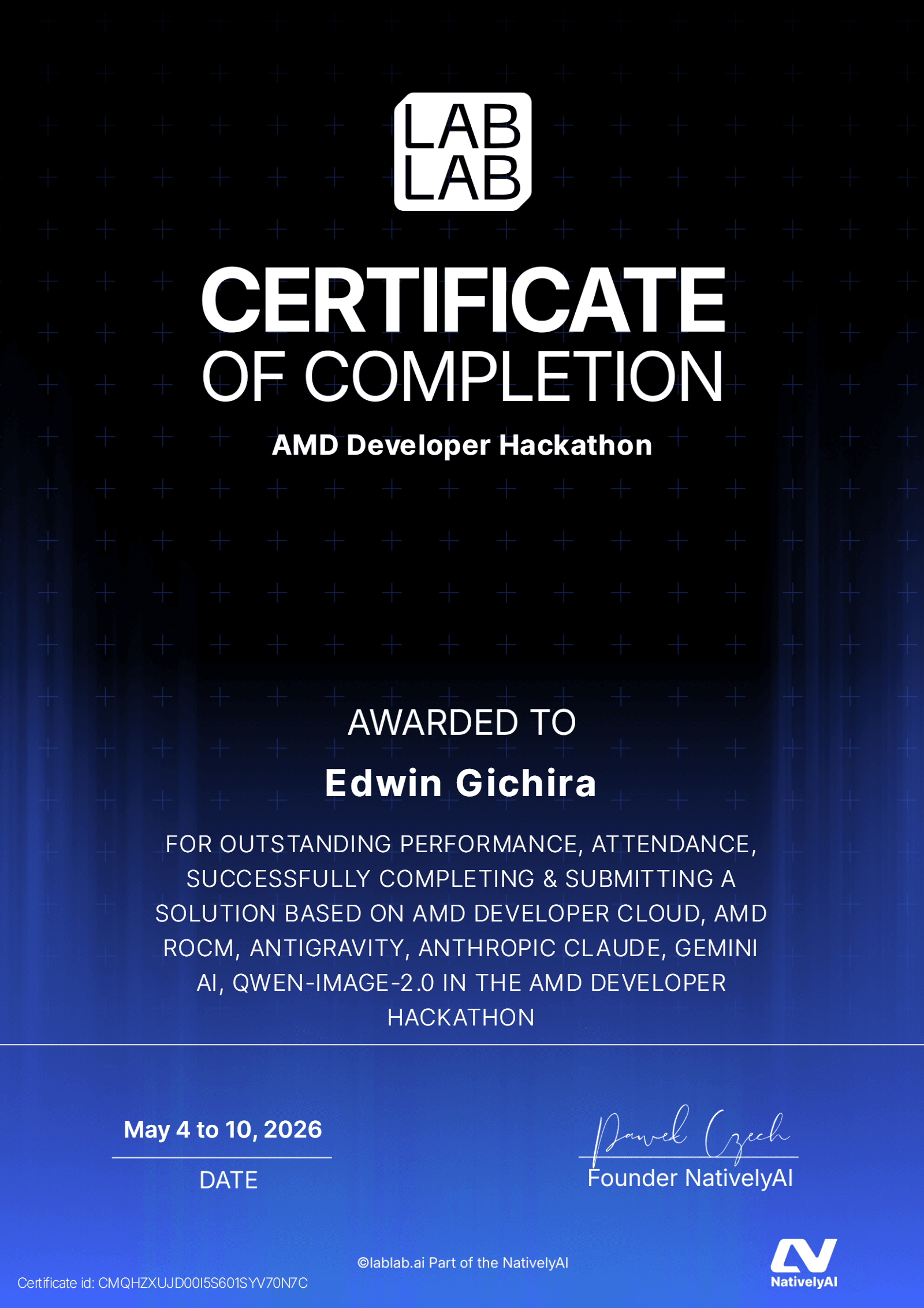 AMD Developer Hackathon